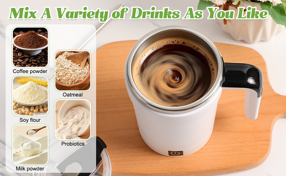 Automatic Magnetic Stirring Coffee Mug