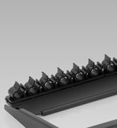 Everest Media Solutions 24 Port Keystone Patch Panel (1-Pack) - Snap-in Design with Adjustable Re...