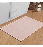 chakme Bathroom Rugs Mat 24x17, Ultra Thin Non Slip Bath Mat Small Quick Dry Absorbent Bath Mat f...