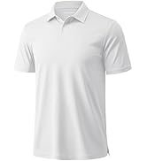 MAGCOMSEN Men's Polo Shirts Short Sleeve Collared Performance Dry Fit Breathable Golf Athletic Ca...