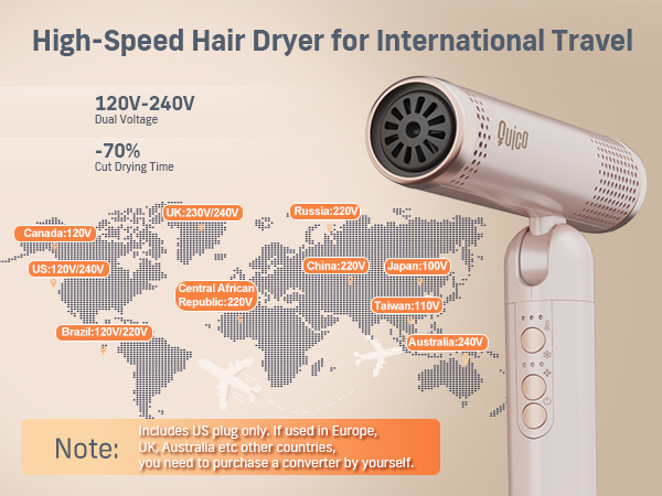 travel hair dryer