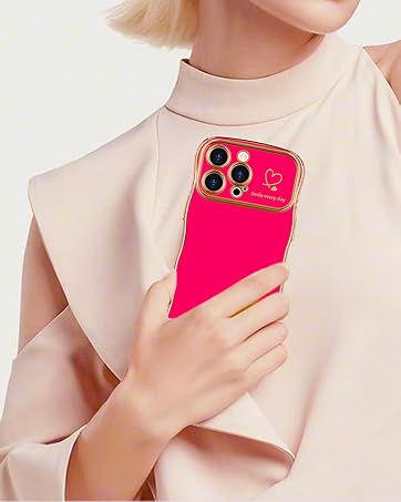 cute wave plating case for iphone