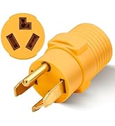 MECMO 3 Prong to 4 Prong Dryer Adapter, NEMA 14-30P Male to 10-30R Female, 4-Prong New Dryer Plug...