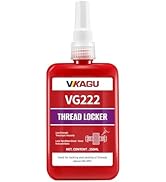 VIKAGU 222 Thread Lock Low Strength,250ml Threadlocker Purple,for Below M6 Thread
