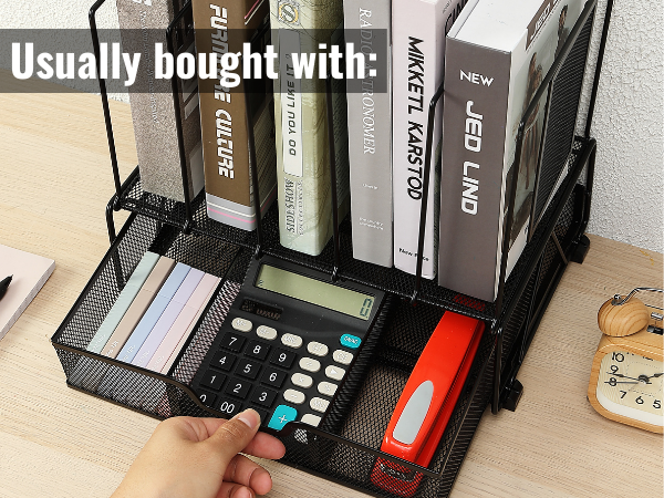 Mr. Pen- Mesh Desk Organizer with Drawer, Desk File Organizer