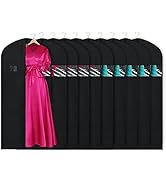 KEEGH Garment Bags for Hanging Clothes 60" (Set of 10) Dress Bags for Gowns Long Dress Bags for C...