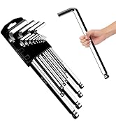 C&amp;T 13-Piece Jumbo Hex Key Allen Wrench Set, Metric 2-19mm, Precision Hex Key Set, Professional G...