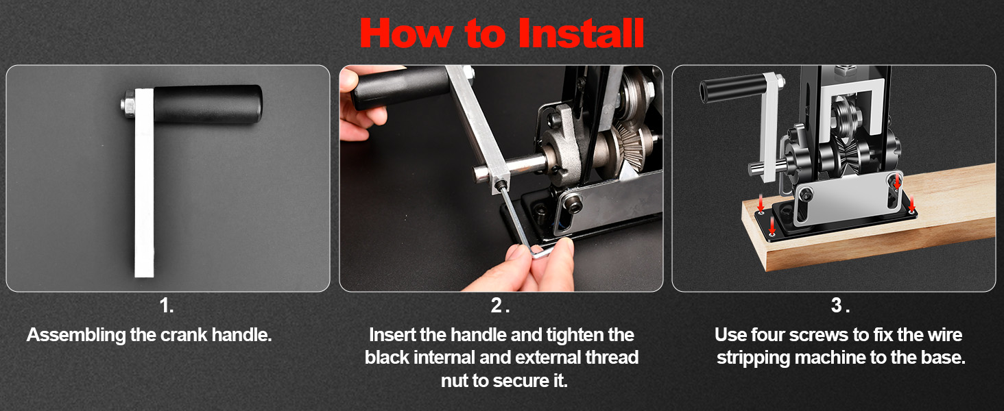 Manual Wire Stripping Machine