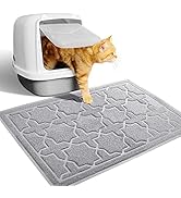 Yimobra Cat Litter Mat, 24"x20" Litter Mat with Litter Lock Mesh, Soft Cat Litter Mat Litter Trap...