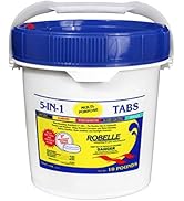 Robelle 1410M Chlorine Tabs Pool Sanitizer, 10-Pounds