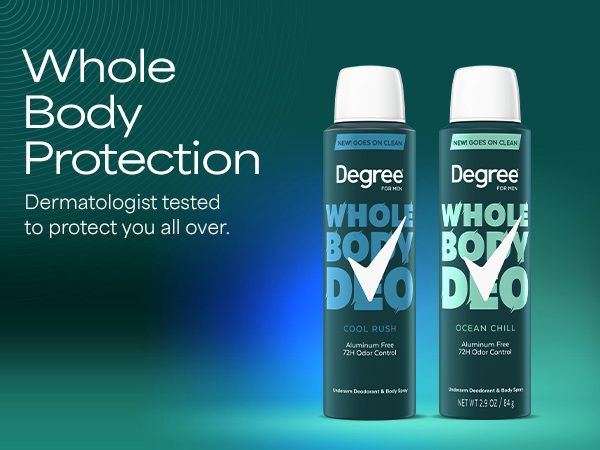 Degree whole body deodorant