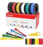 24 Gauge Wire - 6 Colors Tinned Copper Wires with Silicone Rubber Insulation (Black, Red, Yellow,...