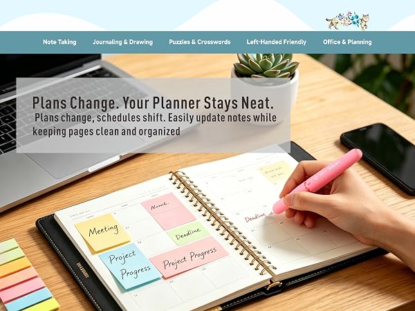 Plans Change. Your Planner Stays Neat.