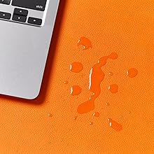 Waterproof easy to clean oil resistant wipe protection desk