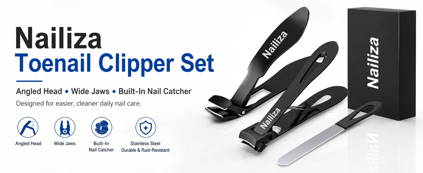 Nailiza Toenail Clipper Set