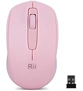 Rii Wireless Mouse,2.4G Portable Computer Mice for PC, Laptop, Windows,Office Included Wireless U...
