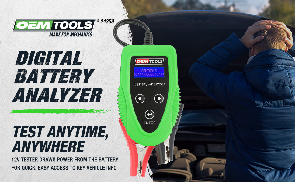 digital battery tester