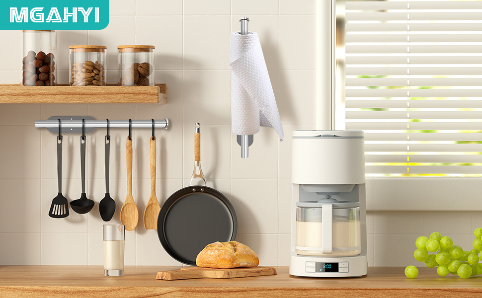 paper towel holder under cabinet