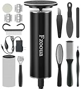 Fzooua Electric Foot Callus Remover, Electric Callus Remover for Feet with 60 Pcs Sandpaper, Spee...