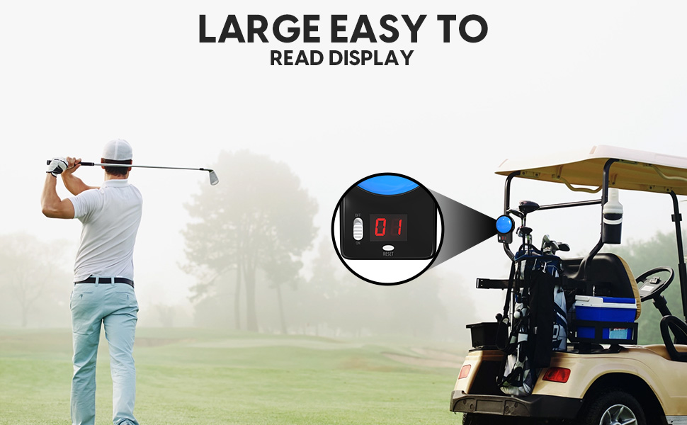 Large easy to read display 