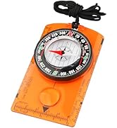 Compass Hiking Survival,Orienteering Compass,Hiking Compass, Wilderness Survival Compass for Kids...