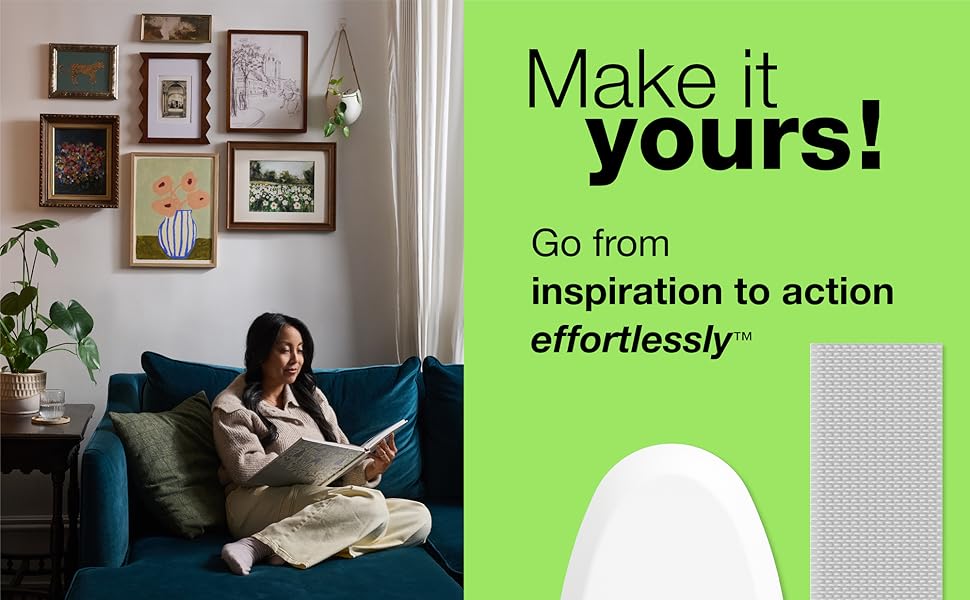 make it yours! go from inspiration to action effortlessly. gallery wall, hanging plant