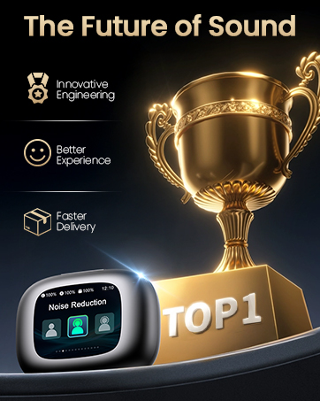 The future of sound is TP03 touchscreen ear buds