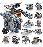 STEM 12-in-1 Education Solar Robot Toys for Boys Ages 8-13, DIY STEM Building Science Kit Birthda...