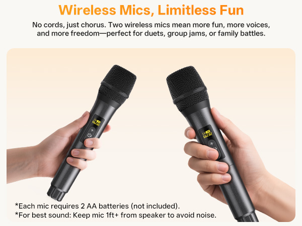 karaoke microphone wireless