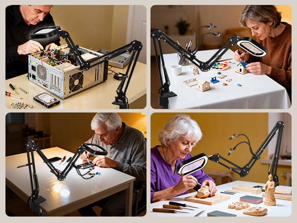 magnifying lamp