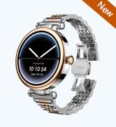 TOZO S8 AMOLED Smart Watch for Women, 1.32" HD Color Screen, Health Tracker Ladies Watch with Sle...