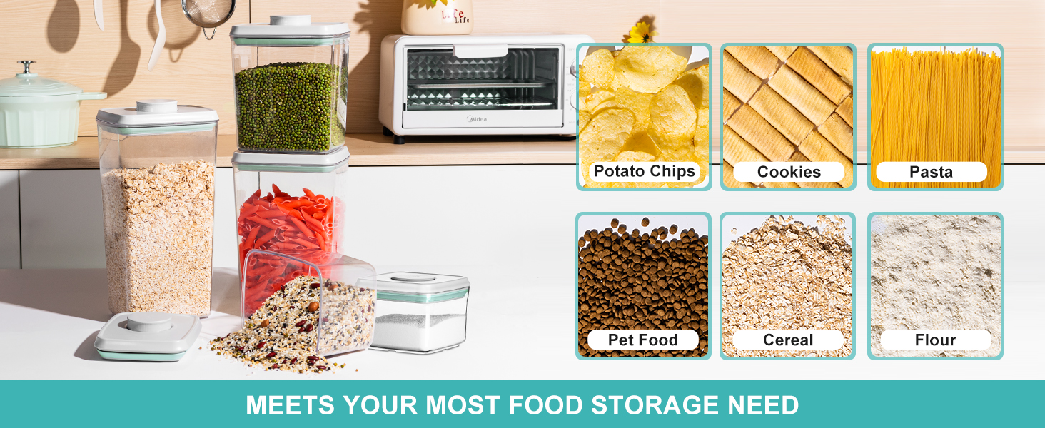 pet food flour sugar cereal container