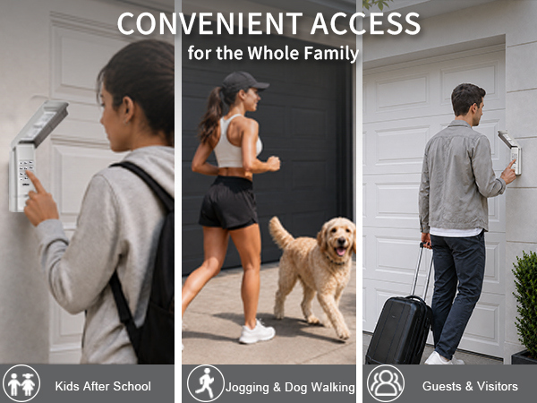 This combo is ideal for multi-car households, families with children,