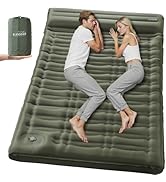 Elegear CumbreX Double Sleeping Pad for Camping, 4.7" Ultra-Thick Inflatable Camping Sleeping Pa...