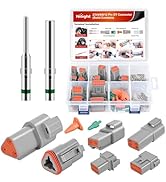 Nilight 2/3/4/6/8/12 PIN DT Connector Kit Waterproof Electrical Wire Connector with Size 16 Solid...