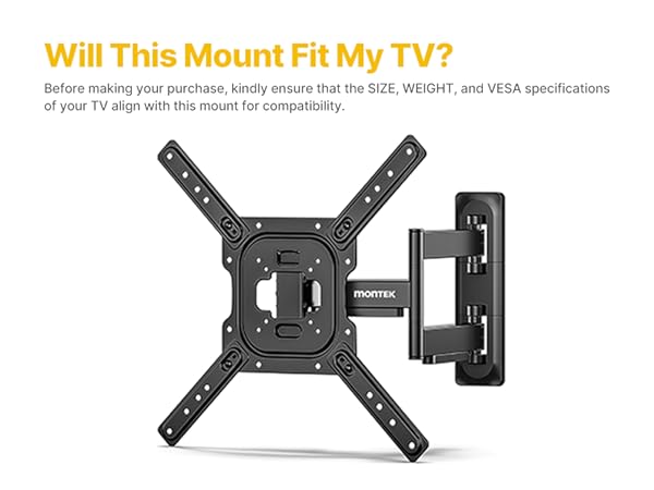 full motion tv wall mount