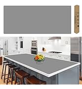 120" x24''(305cmx60cm) Extra Large Silicone Mat for Kitchen Counter, Heat Resistant Countertop Pr...