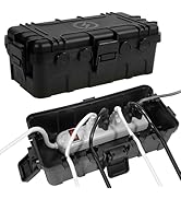 [2 Pack] Outdoor Electrical Box Waterproof, OUTDSPLY Medium Outdoor Electrical Box (11.6x5.7x4.1 ...