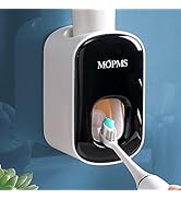 MOPMS Toothpaste Dispenser Wall Mounted for Bathroom Automatic Toothpaste Squeezer for Kids and A...