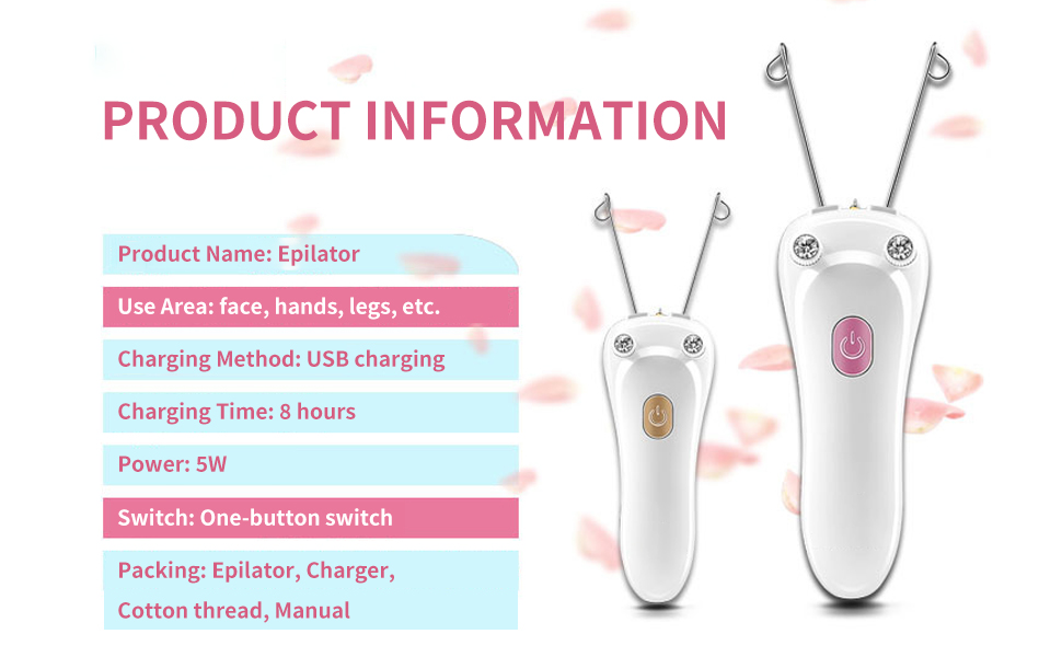 Basic information of hair removal epilator