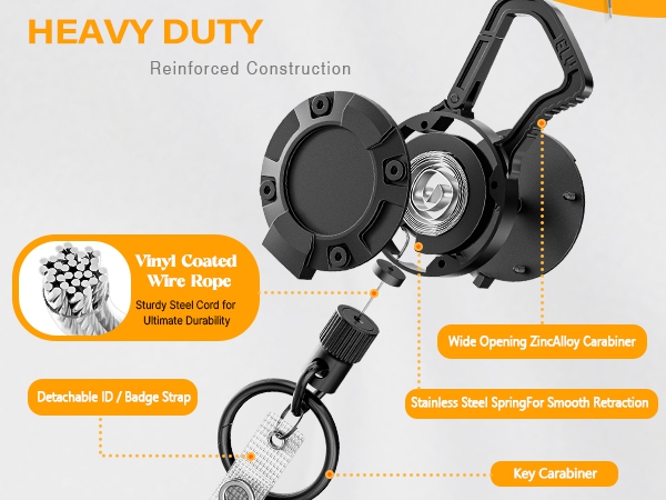 id badge holders retractable