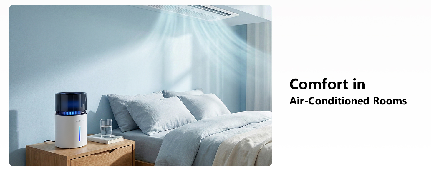 Mist-Free Evaporative Humidifier