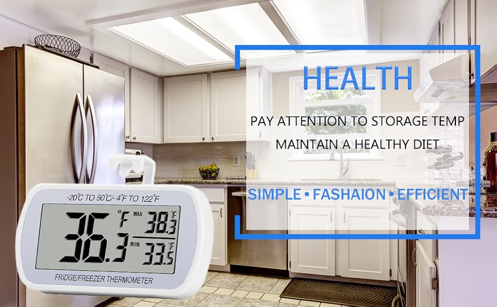 digital refrigerator thermometer