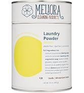 Meliora Cleaning Products Laundry Powder Detergent (128 HE Loads), Lemon
