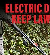 MZK 13-inch 12-Amp 2-in-1 Electric Dethatcher and Scarifier w/Removeable 8-Gallon Collection Bag,...