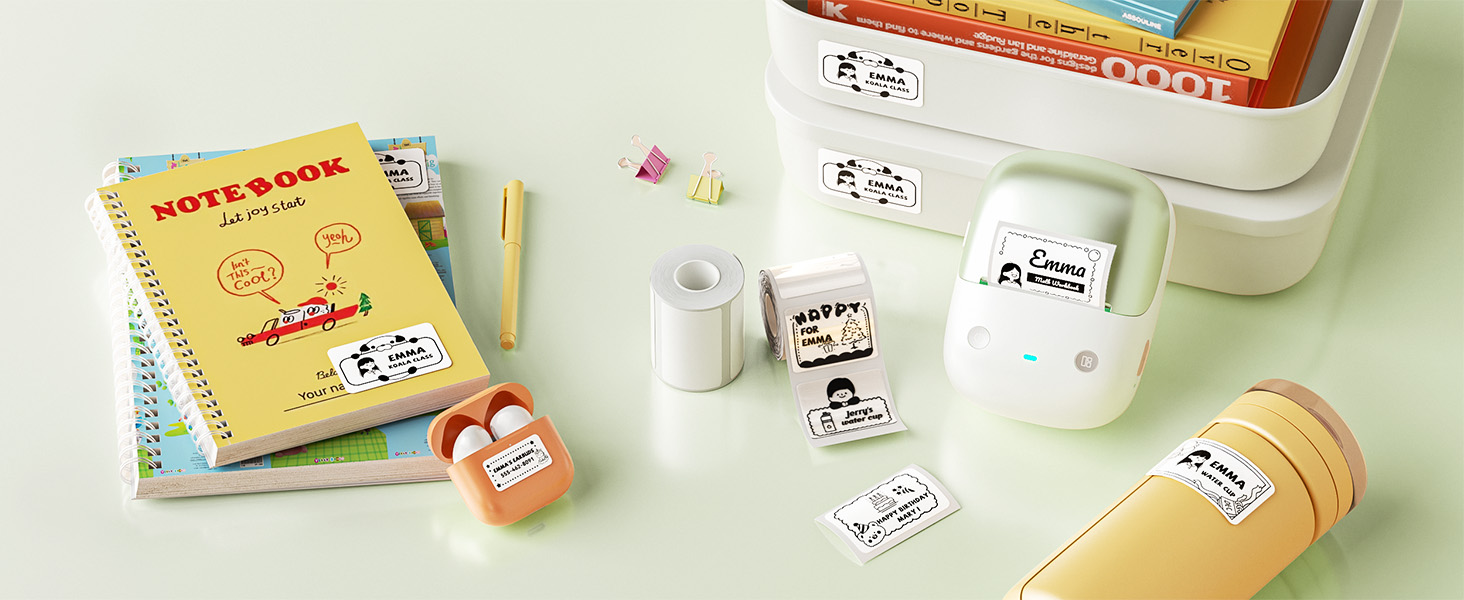 NIIMBOT B2 Pro Bluetooth Label Maker for School Items