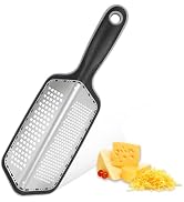 Cheese Graters,Kitchen Stainless Steel Handheld Zester Grater,V-shaped Dual-use Zester Tool,for C...