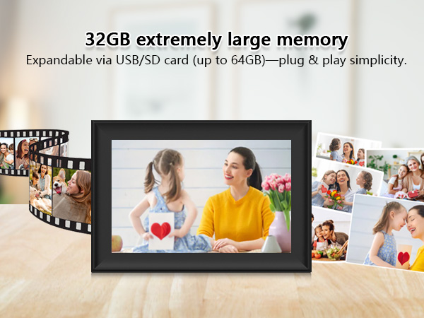 32GB 10.1 inch digital picture