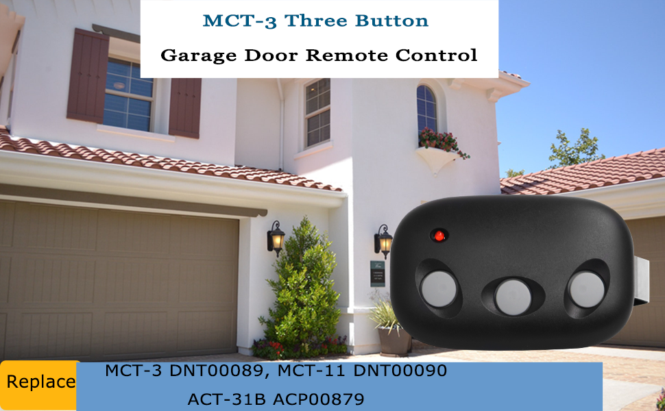 MCT-3 DNT00089 Megacode Garage Door Remote Opener