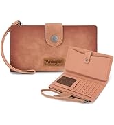 X Wrangler Wallets Women Minimalist Wristlet Wallets, Card Cases &amp; Money Organizers Wallet Bifold...